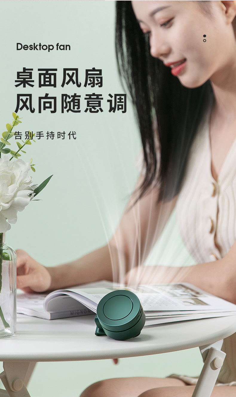 Portable Fan Rechargeable Mini Waist With 3 Speeds Strong Wearable Clip Belt Fan for Outdoor Jobsite FarmsTraveling Fishing