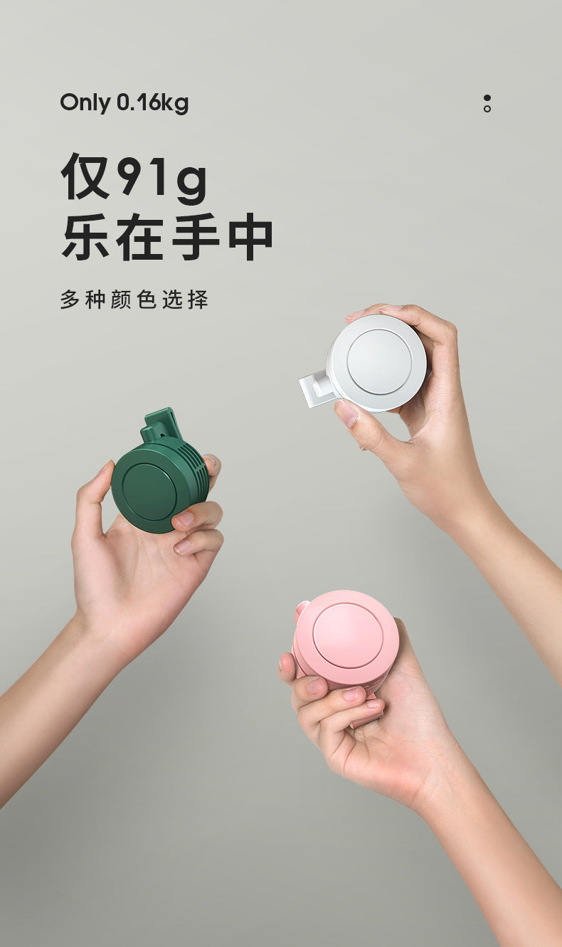 Portable Fan Rechargeable Mini Waist With 3 Speeds Strong Wearable Clip Belt Fan for Outdoor Jobsite FarmsTraveling Fishing