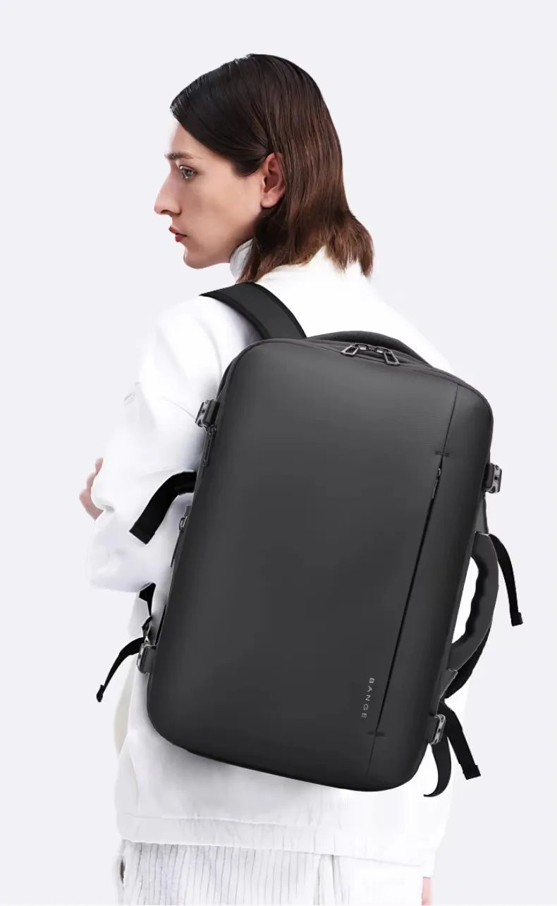 Vacuum backpack with pump compression backpack for travel,36L Backpack With Vacuum Seal Anti theft Storage Weighable