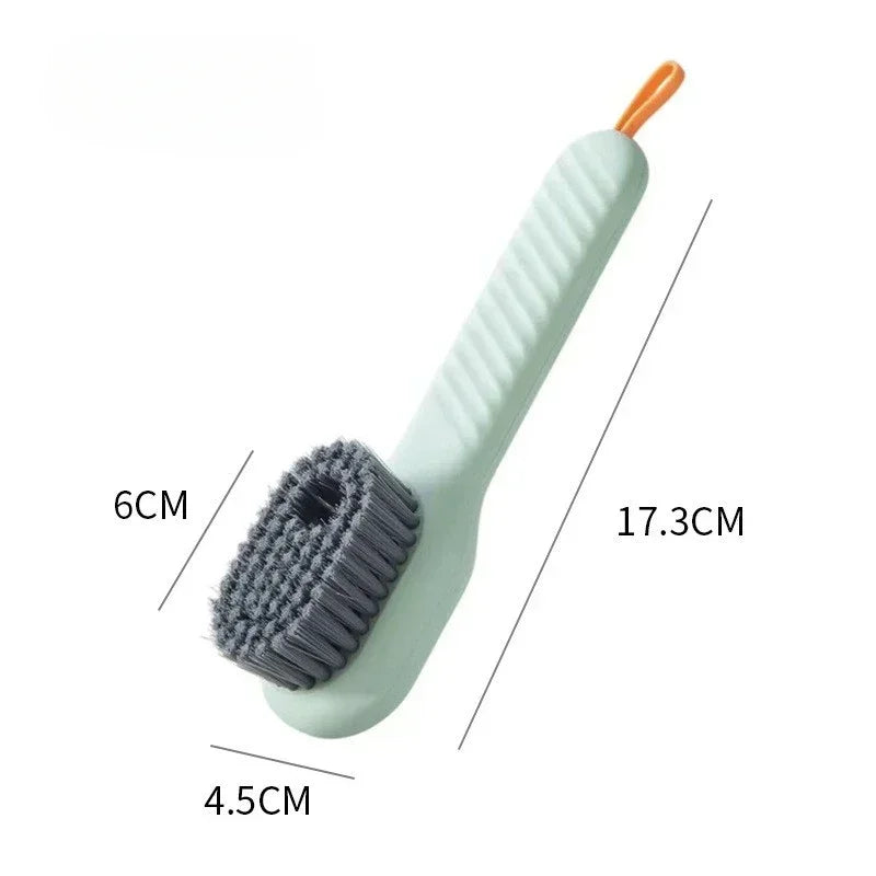 Shoe Washing Machine Bag with Liquid Shoe Brush Set Durable Laundry Shoe Bag and Soft Bristle Clean Brush for All Shoes