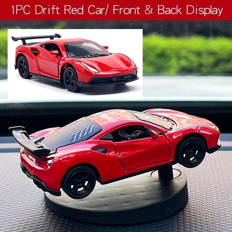 Drifting Car Dashboard Toy Model Swing Turning Cool Fun Sports Racing Ornaments Interior Accessories Decor Items Decorations Men