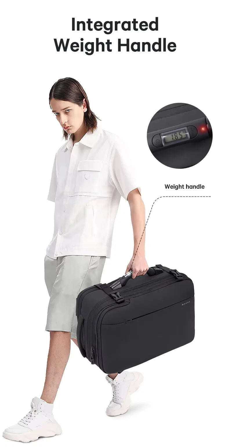 Vacuum backpack with pump compression backpack for travel,36L Backpack With Vacuum Seal Anti theft Storage Weighable