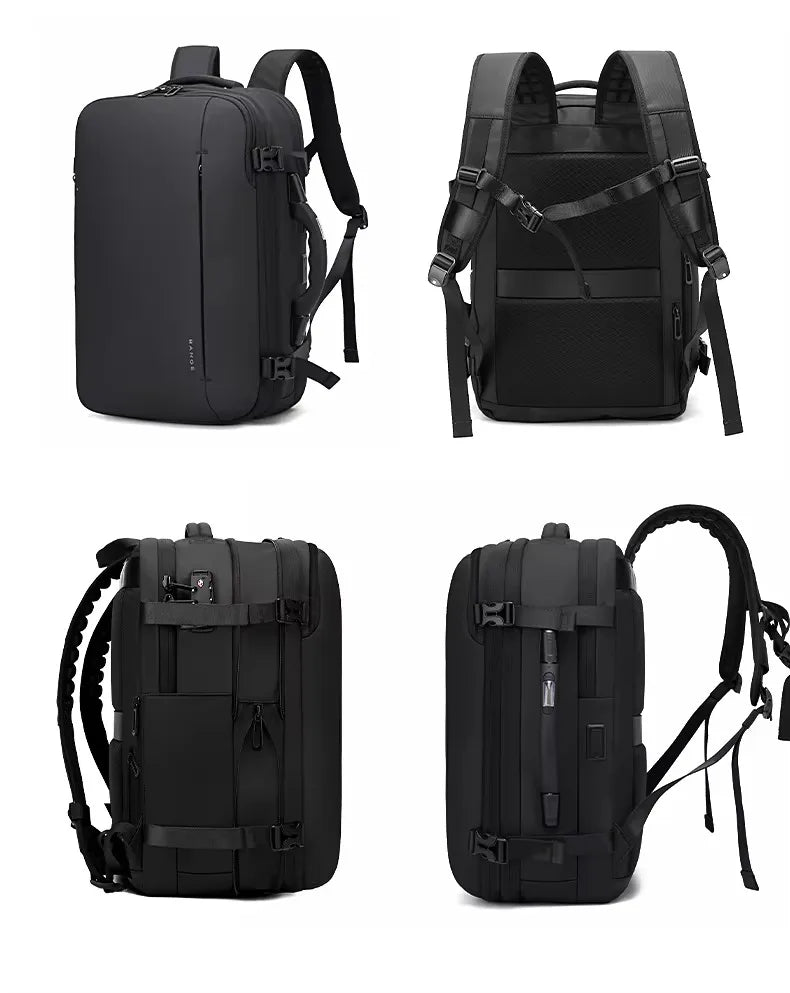 Vacuum backpack with pump compression backpack for travel,36L Backpack With Vacuum Seal Anti theft Storage Weighable
