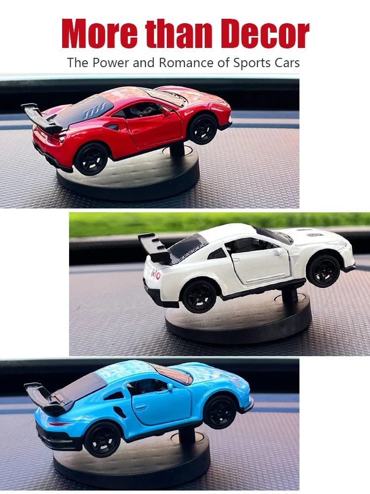 Drifting Car Dashboard Toy Model Swing Turning Cool Fun Sports Racing Ornaments Interior Accessories Decor Items Decorations Men