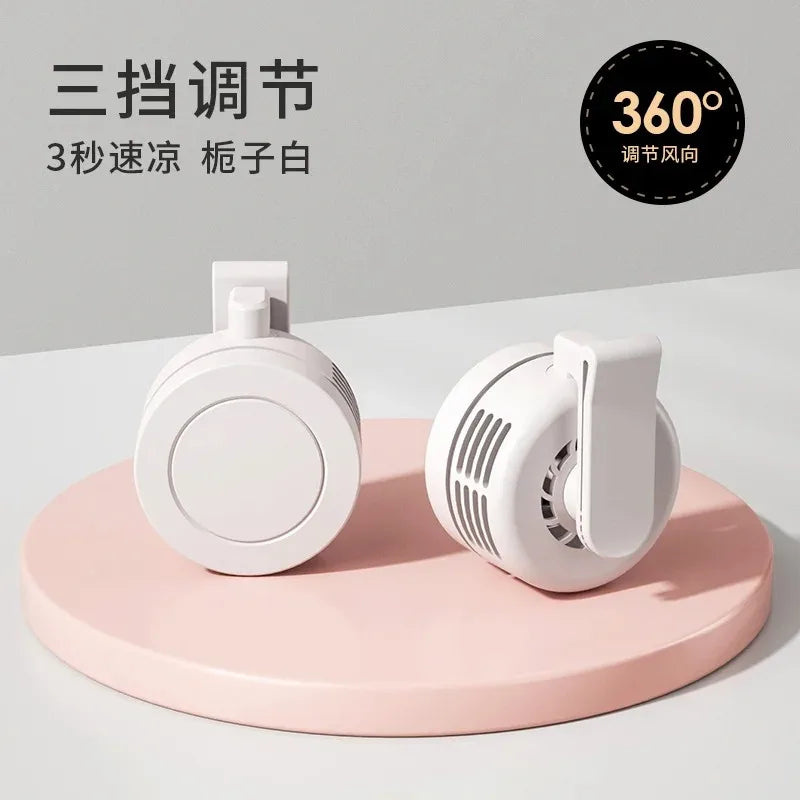 Portable Fan Rechargeable Mini Waist With 3 Speeds Strong Wearable Clip Belt Fan for Outdoor Jobsite FarmsTraveling Fishing